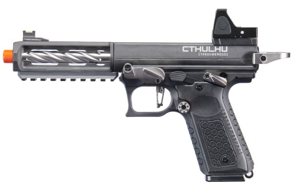 Tandemkross Cthulu GBB Airsoft Pistol w/ Red Dot Sight (Silver)
