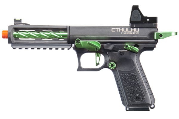 Tandemkross Cthulu GBB Airsoft Pistol w/ Red Dot Sight (Green)