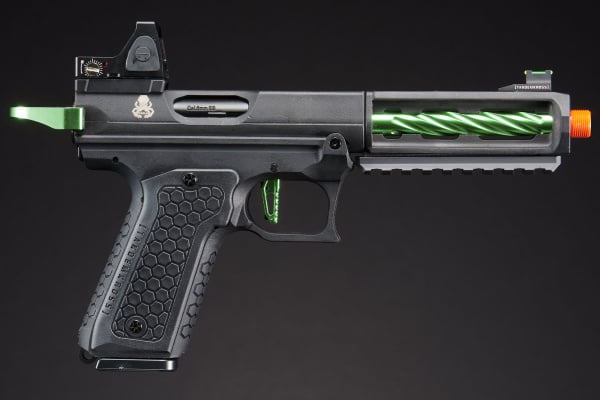 Tandemkross Cthulu GBB Airsoft Pistol w/ Red Dot Sight (Green)