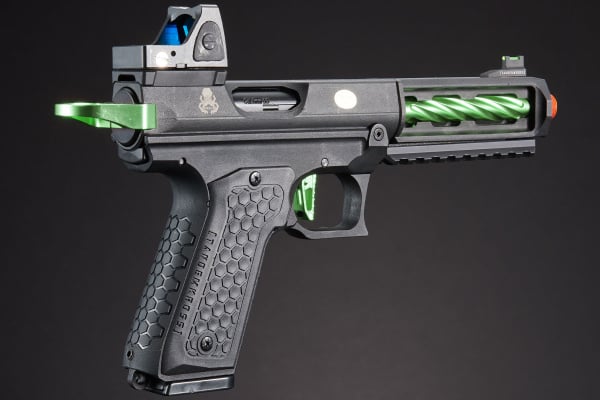 Tandemkross Cthulu GBB Airsoft Pistol w/ Red Dot Sight (Green)