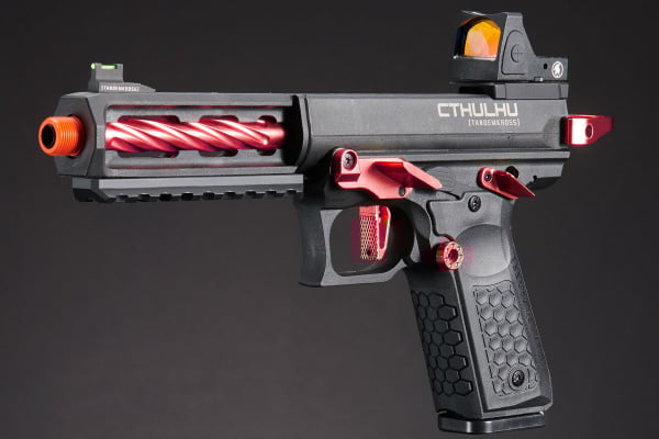 Tandemkross Cthulu GBB Airsoft Pistol w/ Red Dot Sight (Red)