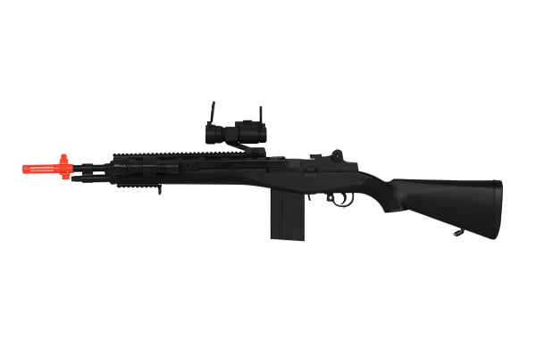 UK Arms M160A2 M14 Spring Airsoft Rifle Flashlight & Red Dot