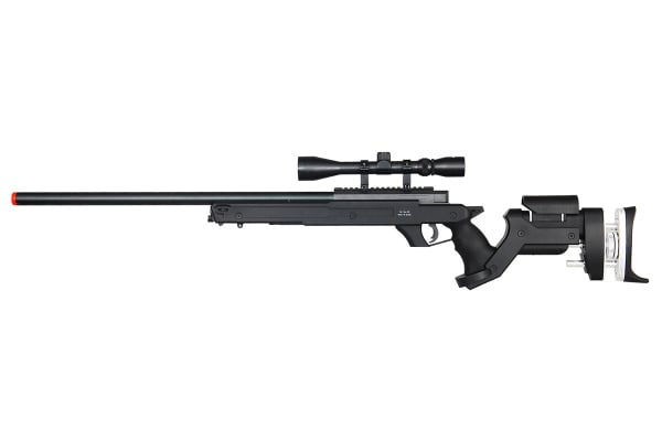 WELL MB05BA Bolt Action Airsoft Rifle With Scope ( Black )