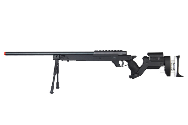 WELL MB05BBIP Bolt Action Airsoft Rifle With Bipod ( Black )
