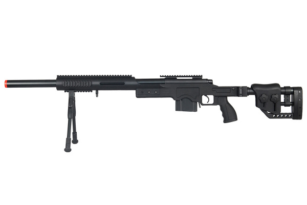 Well MB4410BIP Spring Sniper Airsoft Rifle w/ Bipod ( Black )