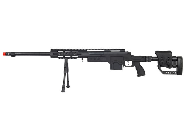 Well MB4410BBIP Spring Bolt Action Airsoft Rifle w/ Bipod ( Black )