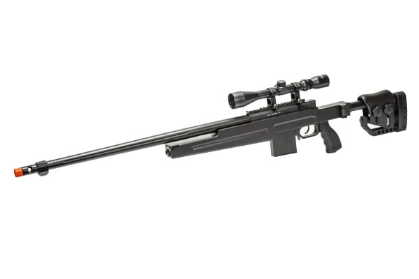 WellFire MB4415B Bolt Action Airsoft Sniper Rifle ( Black )