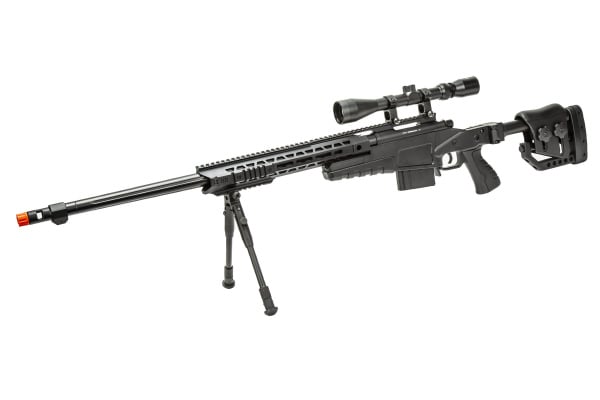 WellFire MB4419-2B Bolt Action Airsoft Sniper Rifle ( Black )