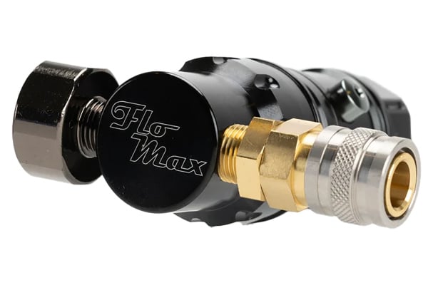 MechLabs FLO MAX HPA Regulator w/ On/Off Module (Black)