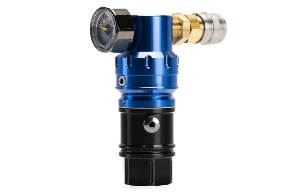 MechLabs FLO MAX HPA Regulator w/ On/Off Module (Blue)