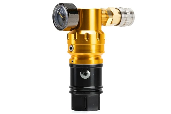 MechLabs FLO MAX HPA Regulator w/ On/Off Module (Gold)