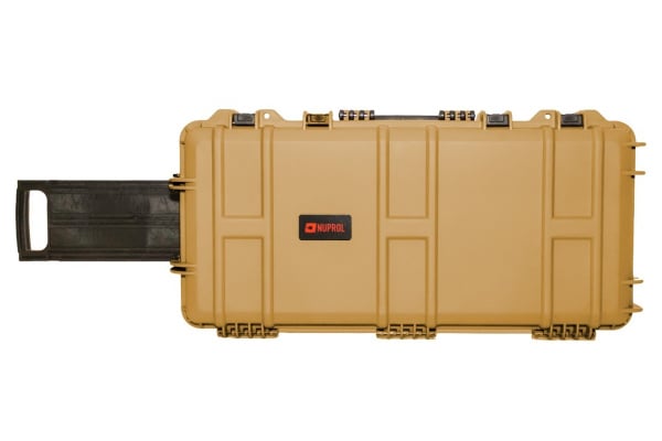 Nuprol 31.5" Premium Rifle Hard Case with Wave Foam (Tan)