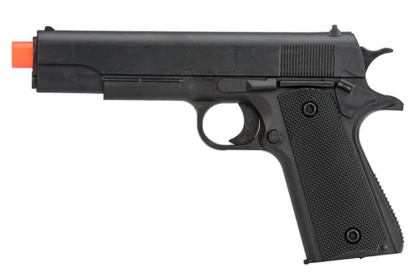 UK Arms P2003BAG M1911 Spring Airsoft Pistol w/ Laser ( Black )