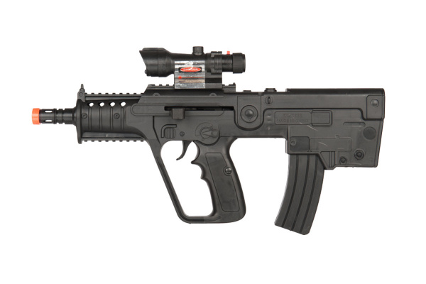 UK Arms P2163 Spring Airsoft SMG w/ Laser & Blue Light ( Black )