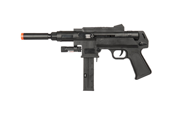 UK Arms P2626 Mini Spring Airsoft SMG w/ Laser & Flashlight ( Black )
