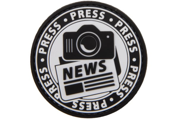 Code 11 News Press Camera PVC Patch