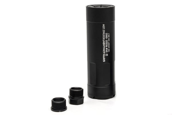 PTS Griffin Armament Resistance22 14mm CCW Direct Thread Mock Suppressor