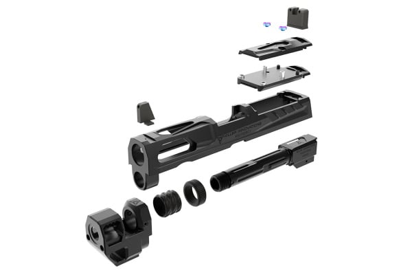 PTS Killer Innovations Velocity V1 Slide & Barrel Kit for P320/M18/X-Carry GBB Airsoft Pistols