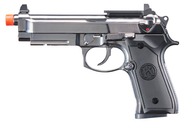 KLI KL92 A1 OR Dual Power CO2 GBB Airsoft Pistol (Silver)