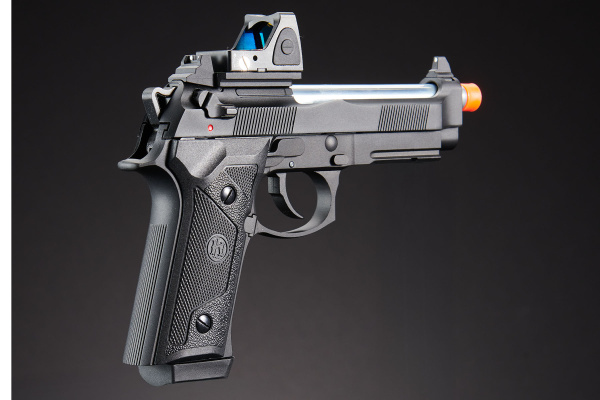 KLI KL92 Elite OR Dual Power CO2 GBB Airsoft Pistol Red Dot Combo