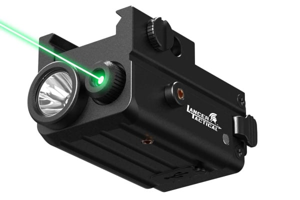Lancer Tactical PL300 Tactical LED Pistol Light w/ Green Laser