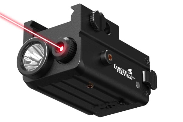 Lancer Tactical PL300 Tactical LED Pistol Light w/ Red Laser