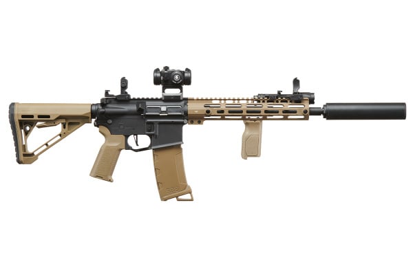Lancer Tactical Gen 3 M-LOK 10" Airsoft M4 AEG with ETU Field Ready Combo (Two-Tone)