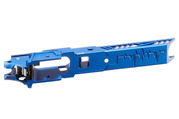 Dr. Black CNC Aluminum Frame Type 01 For TM Hi-Capa 4.3 GBB Pistols (Blue)
