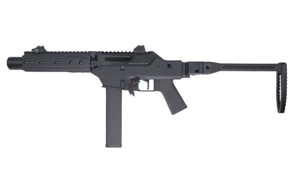 Vorsk VMP 2SD GBB Airsoft Rifle w/ Integrated Suppressor & Folding Stock (Black)