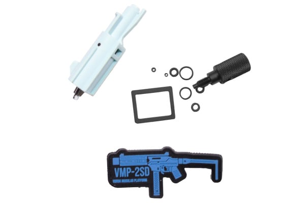 Vorsk VMP 2SD GBB Airsoft Rifle w/ Integrated Suppressor & Folding Stock (Black)