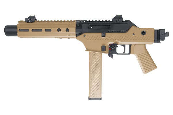 Vorsk VMP 2SD GBB Airsoft Rifle w/ Integrated Suppressor & Folding Stock (Tan)