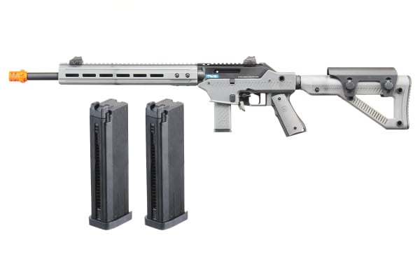 Vorsk VMP-2D Marksman GBB Airsoft Rifle Mag Combo (Gray)