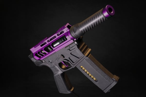 Heretic Labs Article I HPA Airsoft Gun w/ Blacked Out Inferno Gen 2 Engine (Amethyst)