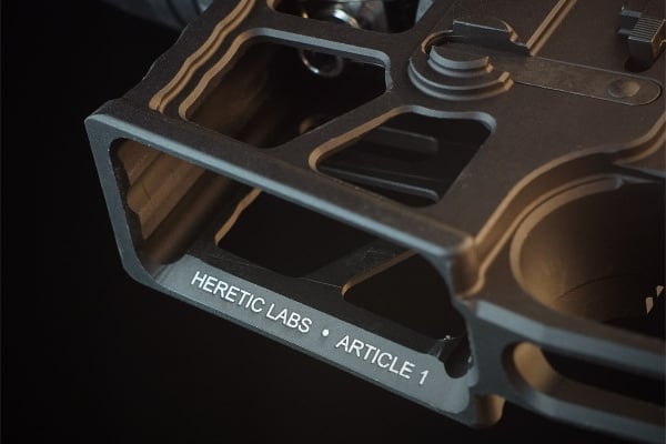 Heretic Labs Article I HPA Airsoft Gun w/ Blacked Out Inferno Gen 2 Engine (Amethyst)