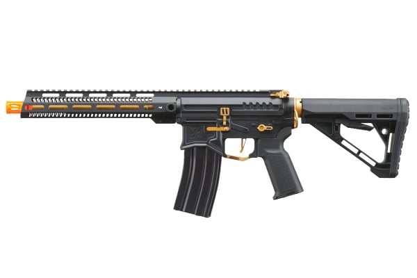 Zion Arms Full Metal R15 AEG Airsoft Rifle W/ ETU (Black & Gold)