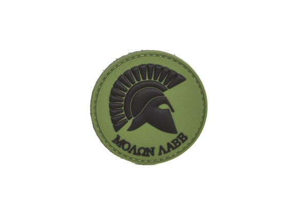 5ive Star Gear Molon Labe Morale PVC Patch ( OD Green )