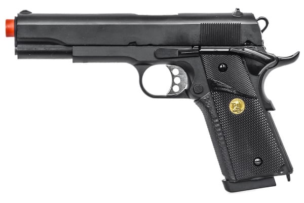 Double Bell Full Marking 1911 MEU GBB Airsoft Pistol ( Black )
