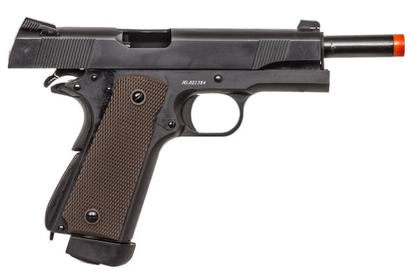 Double Bell M1911A1 CO2 Gas Blowback High Velocity Airsoft Pistol ( Black )