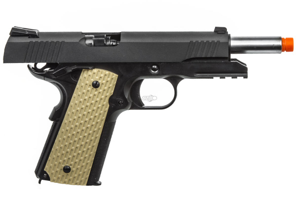 WE 5.1 1911 Night Warrior GBB Airsoft Pistol ( Black )