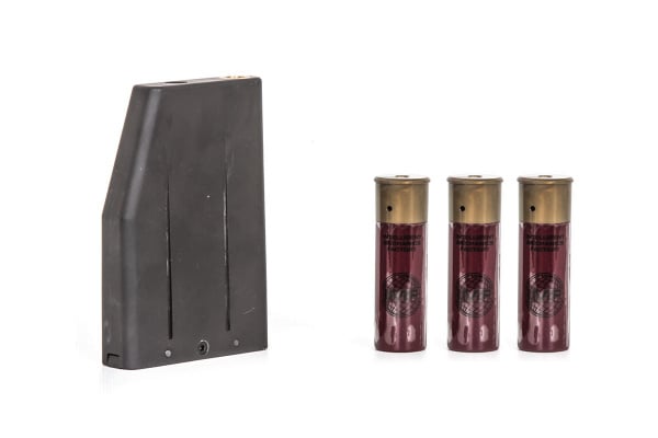 JG M870 Tri-Burst Gas Airsoft Shotgun ( Black / Tan )