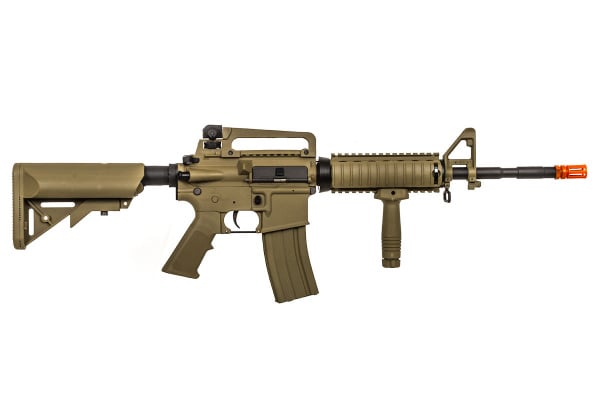 Lancer Tactical LT-04T M4A1 AEG Full Semi Auto RIS Tan Metal Gear Airsoft Rifle for sale online 