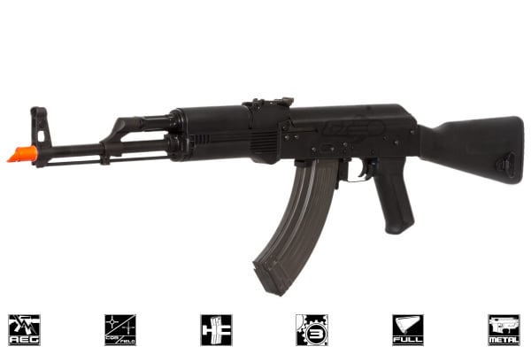 Lancer Tactical LT103B AK47 Blowback AEG Airsoft Rifle by Lonex ( Black )