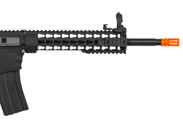 Lancer Tactical LT-12 Gen 2 Keymod M4 Carbine AEG Airsoft Rifle Low FPS ( Black )