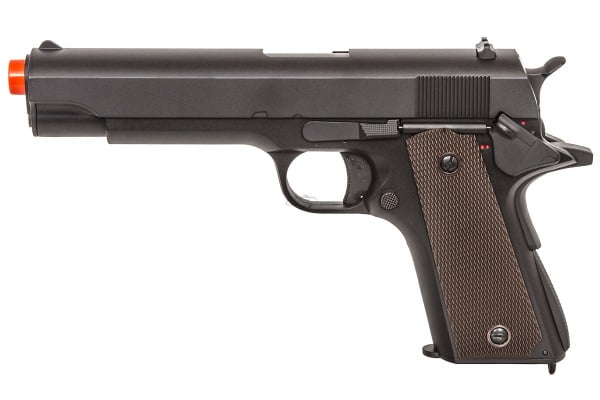 Lancer Tactical 1911 Metal Electric AEP Full Semi Auto Airsoft Pistol ( Black )