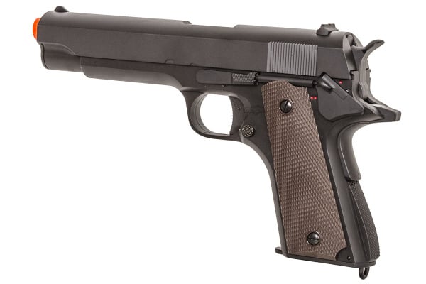Lancer Tactical 1911 Metal Electric AEP Full Semi Auto Airsoft Pistol ( Black )