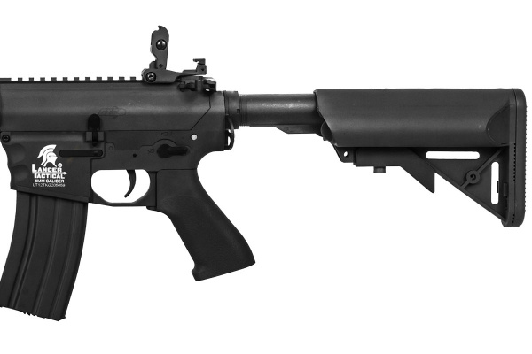 Lancer Tactical LT25 Gen 2 Interceptor SPR M4 AEG Airsoft Rifle ( Black )