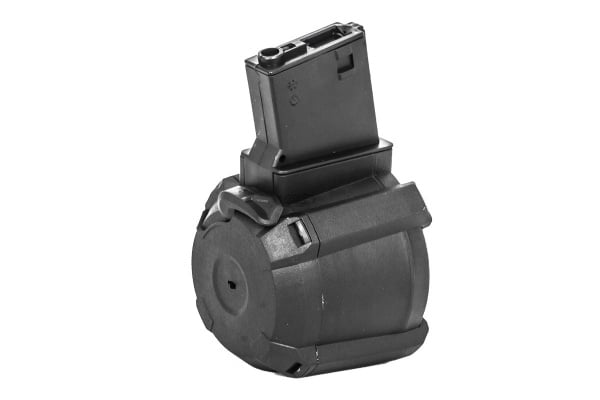 Sentinel Gears M4 / M6 1200 rd. AEG High Capacity Electric Drum Magazine ( Black )
