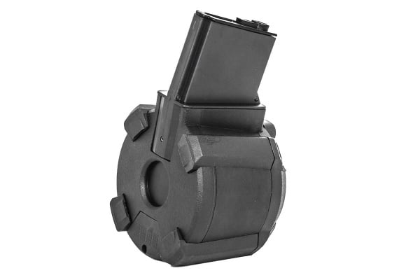 Sentinel Gears M4 / M6 1200 rd. AEG High Capacity Electric Drum Magazine ( Black )