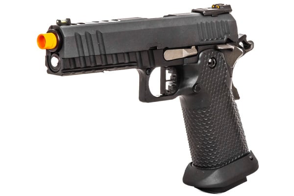AW Custom HX2003 "Black Ace" Hi-Capa GBB Airsoft Pistol ( Black )