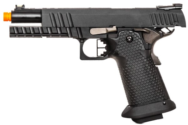 AW Custom HX2003 "Black Ace" Hi-Capa GBB Airsoft Pistol ( Black )